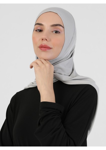 Scarfs Hijab - Açık Gri - Ecardin