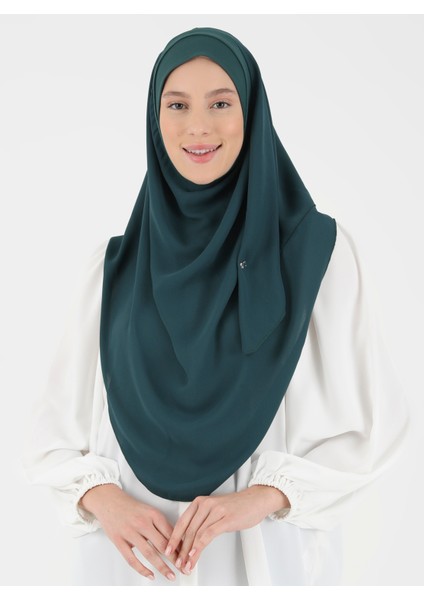 Mikro Krep Türban Şal - Zümrüt - Ecardin fiyatları