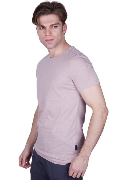 Albino Basic T-Shirt Bej Bej - L