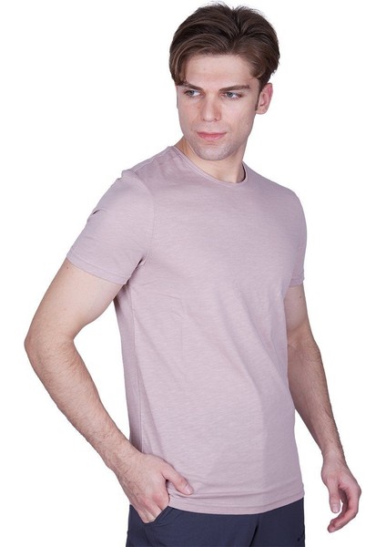 Albino Basic T-Shirt Bej Bej - L