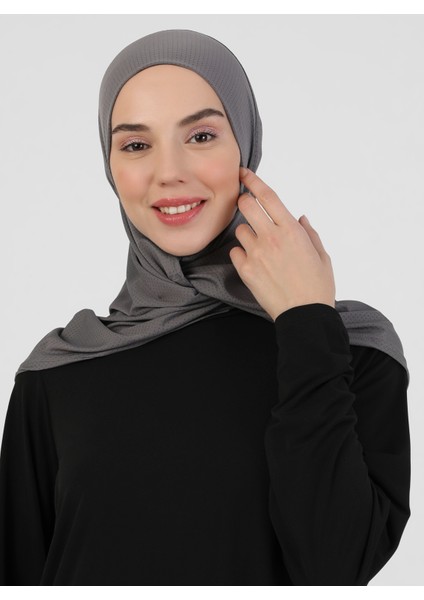 Scarfs Hijab - 27 Koyu Gri - Ecardin fiyatları