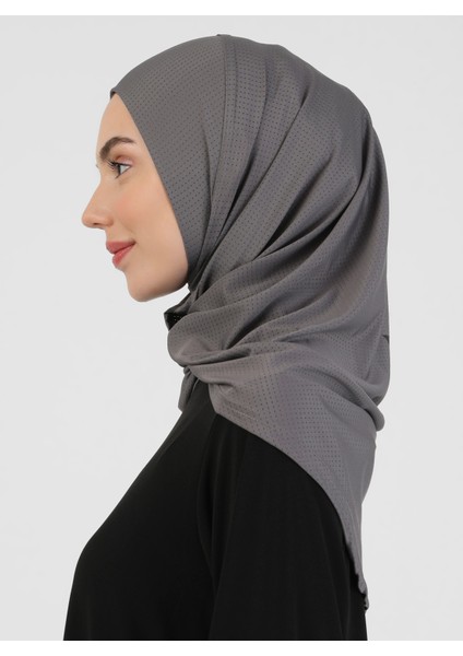Scarfs Hijab - 27 Koyu Gri - Ecardin modelleri
