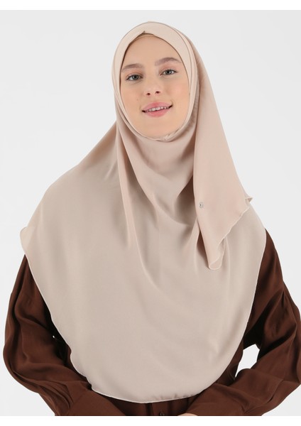 Mikro Krep Türban Şal - Açık Vizon - Ecardin fiyatları