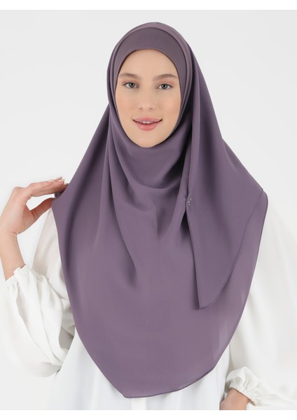 Mikro Krep Türban Şal - Lavanta - Ecardin