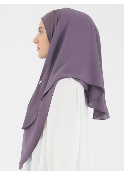 Mikro Krep Türban Şal - Lavanta - Ecardin modelleri