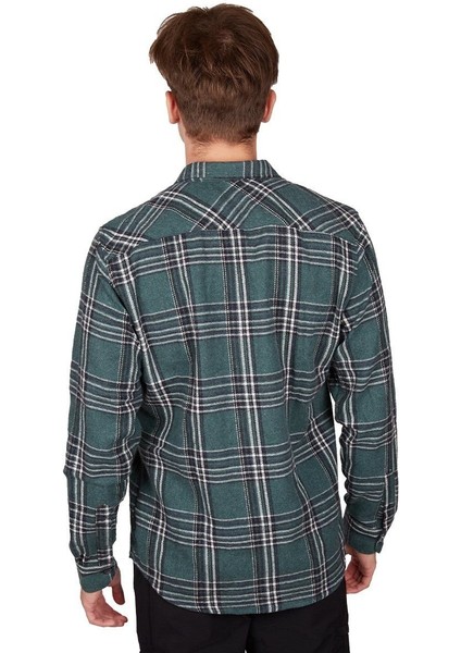 Felder Erkek Ekose Outdoor Gömlek Yeşil-Siyah Yeşil-Siyah - L fırsatları