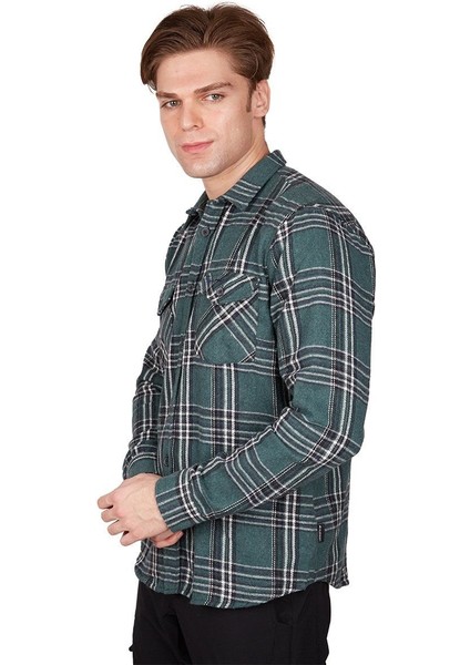 Felder Erkek Ekose Outdoor Gömlek Yeşil-Siyah Yeşil-Siyah - 2xl fiyatları