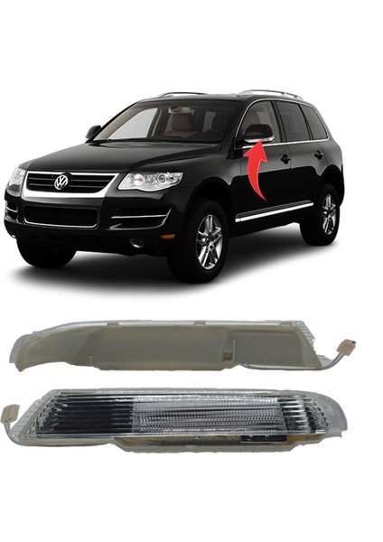 Vw Touareg 2003-2010 Ayna Sinyali Sol 7L6949101B