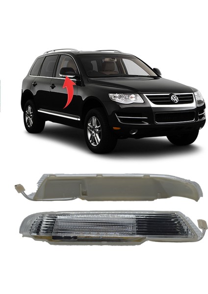 Vw Touareg 2003-2010 Ayna Sinyali Sağ 7L6949102B
