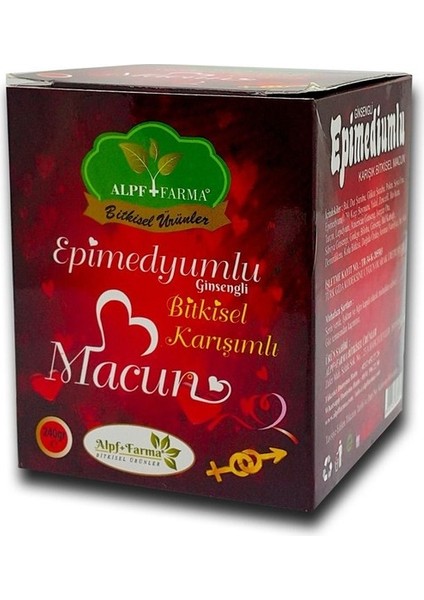 Alpf Farma Epimedyumlu Macun 240 gr