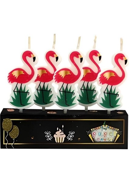 5'li Flamingo Pasta Mum