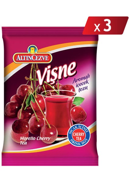 Vişne Aromalı İçecek Tozu 3 x 250 gr