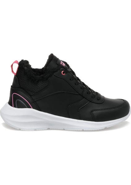 PS153 Pu Hı Krk W 2pr Siyah Kadın High Sneaker