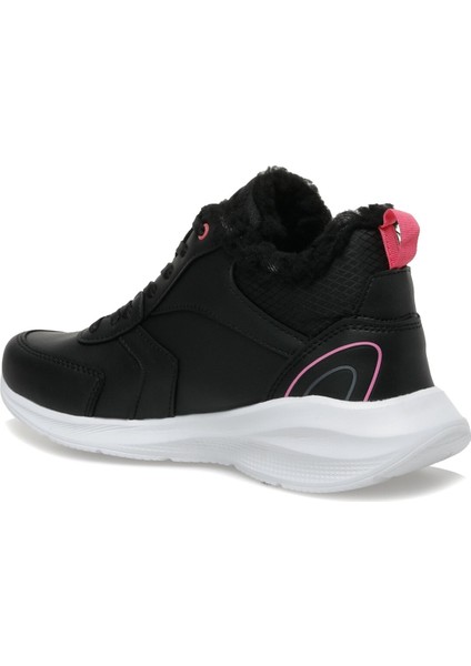 PS153 Pu Hı Krk W 2pr Siyah Kadın High Sneaker