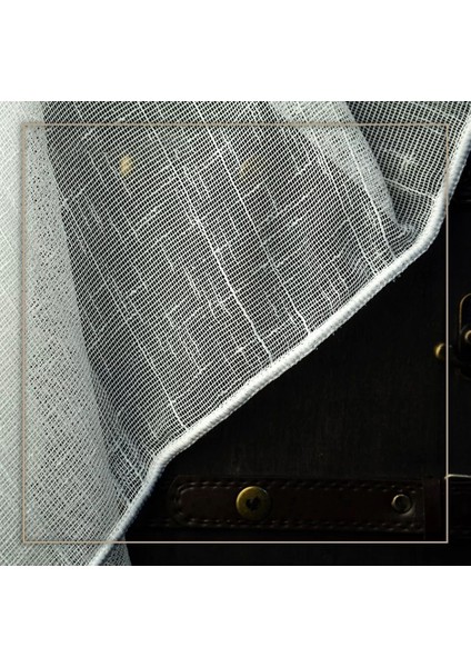 Taç Azelya Keten 1/2 Seyrek Pile Tül Perde Tek Kanat - Ekru 340 x 260 cm