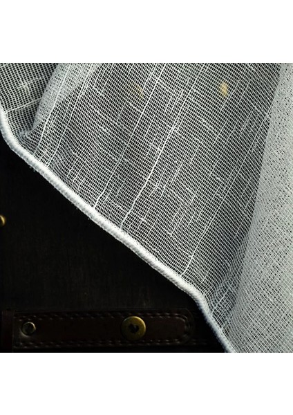 Taç Azelya Keten 1/2 Seyrek Pile Tül Perde Tek Kanat - Ekru 340 x 260 cm fiyatları