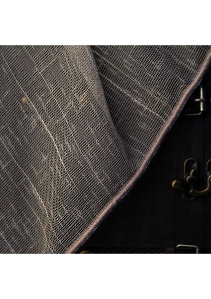 Taç Azelya Keten 1/2 Seyrek Pile Tül Perde Tek Kanat - Gri 100 x 270 cm fırsatları