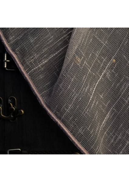 Taç Azelya Keten 1/3 Sık Pile Tül Perde Tek Kanat - Gri 340 x 260 cm fiyatları