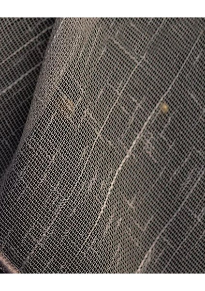 Taç Azelya Keten 1/3 Sık Pile Tül Perde Tek Kanat - Gri 340 x 260 cm indirimleri