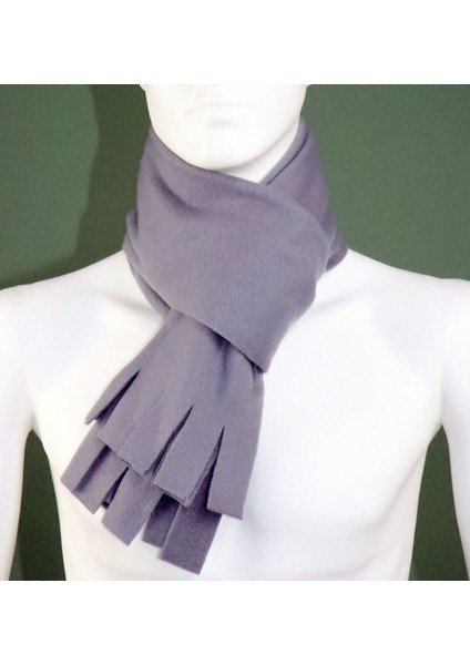 Gri Polar Polar Şal Atkı Kaşkol modelleri