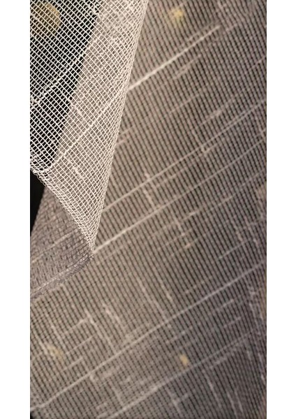 Taç Azelya Keten 1/3 Sık Pile Tül Perde Tek Kanat - Krem 340 x 260 cm indirimleri