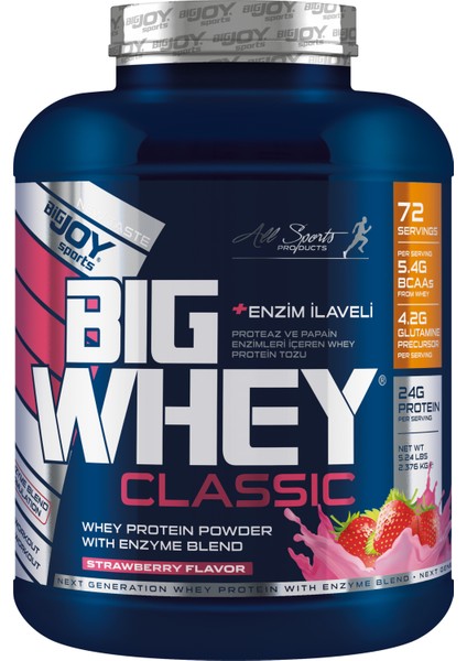 BigJoy Sports Bigwhey Protein Classic Çilek 2288 gr