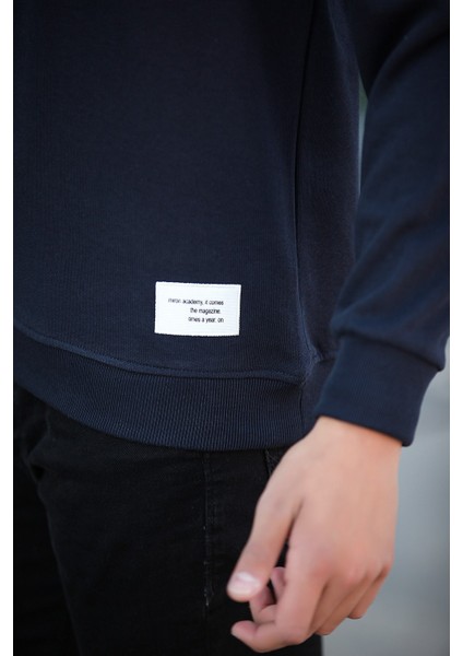 Sıfıryaka Sweatshirt Regular Fit-Lacivert fırsatları