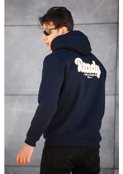 Ready Nakışlı Sweatshirt Regular Fit-Lacivert