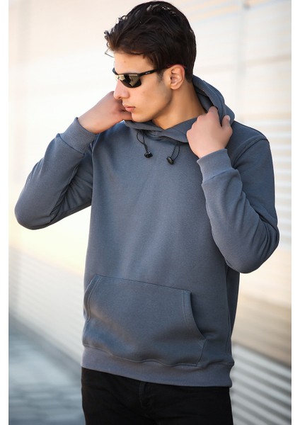 Ready Nakışlı Sweatshirt Regular Fit-Füme