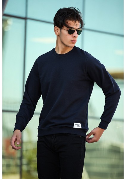Sıfıryaka Sweatshirt Regular Fit-Lacivert modelleri