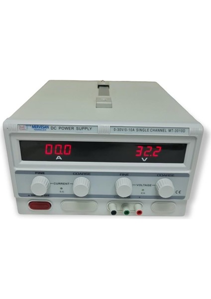 MT-3010D 0-30V 0-10A Tek Kanal Dijital Güç Kaynağı