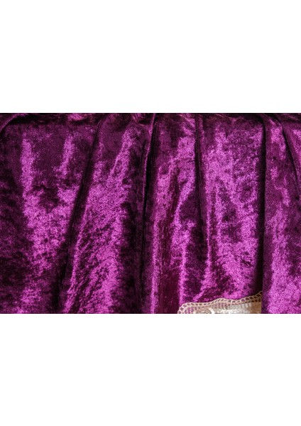 Pera Lüx Dantelli Kadife Kumaş Mor Masa Örtüsü 160X220 cm - 1420 indirimleri