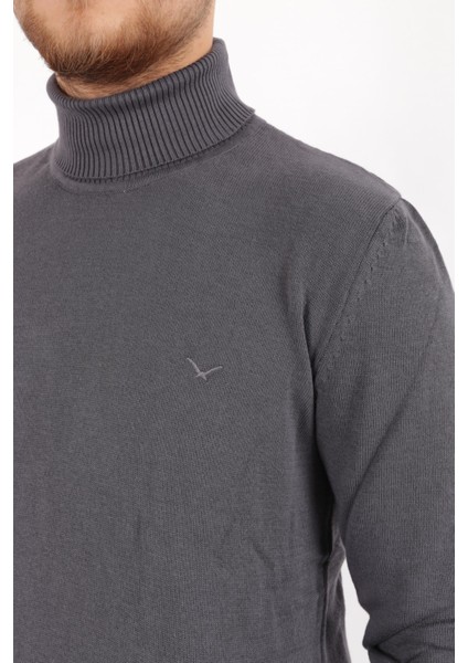 3604 Erkek Basıc Tam Balıkçı Yaka Kazak indirimleri