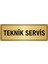 Metal Yönlendirme Levhası Departman Kapı Isimliği Teknik Servis 5x20 cm Altın Renk 1