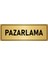 Metal Yönlendirme Levhası Departman Kapı Isimliği Pazarlama 5x20 cm Altın Renk 1