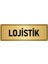 Metal Yönlendirme Levhası Departman Kapı Isimliği Lojistik 10x20 cm Altın Renk 1