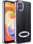 Samsung Galaxy A04 Kılıf Renkli Kenarlı Parlak Logo Açık Omega Silikon 1