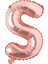 Folyo Harf Balon Rose GOLD16 Inç 36 cm 1