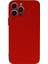 Lansman iPhone 13 Pro Max Kılıf Nano Içi Kadife Silikon - Kırmızı 1