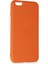 Lansman iPhone 6 Plus Kılıf Nano Içi Kadife Silikon - Turuncu 2