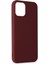 Lansman iPhone 12 Pro Kılıf Nano Içi Kadife Silikon - Bordo 2