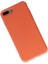 Lansman iPhone 8 Plus Kılıf Nano Içi Kadife Silikon - Turuncu 3