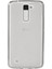 Lg K10 (K430) Kılıf Soft Silikon Şeffaf-Siyah Arka Kapak 1
