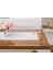Dolce Nakışlı Keten Efekt Kumaş Kreme Pembe Runner 45X150 cm - 1405 3