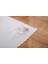 Dolce Nakışlı Keten Efekt Kumaş Kreme Pembe Runner 45X150 cm - 1405 4