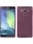 Samsung Galaxy A7 (A700) Kılıf Soft Silikon Şeffaf-Pembe Arka Kapak 1