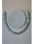 8 mm Akuamarin Doğal Taş Kolye 1