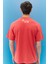 Loose Fit Rahat Kesim %100 Pamuk Bisiklet Yaka Kırmızı Tişört 4
