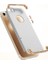 iPhone 7 / 8 Kılıf Golden Frame Arka Kapak Gri 2