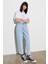 Mom Fit Yüksek Bel Dar Paça Siyah Jean Kot Pantolon 3